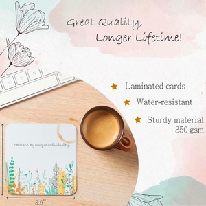 Positive Affirmation Cards Custom Printed Daily Happier Me Affirmation Cards for Women