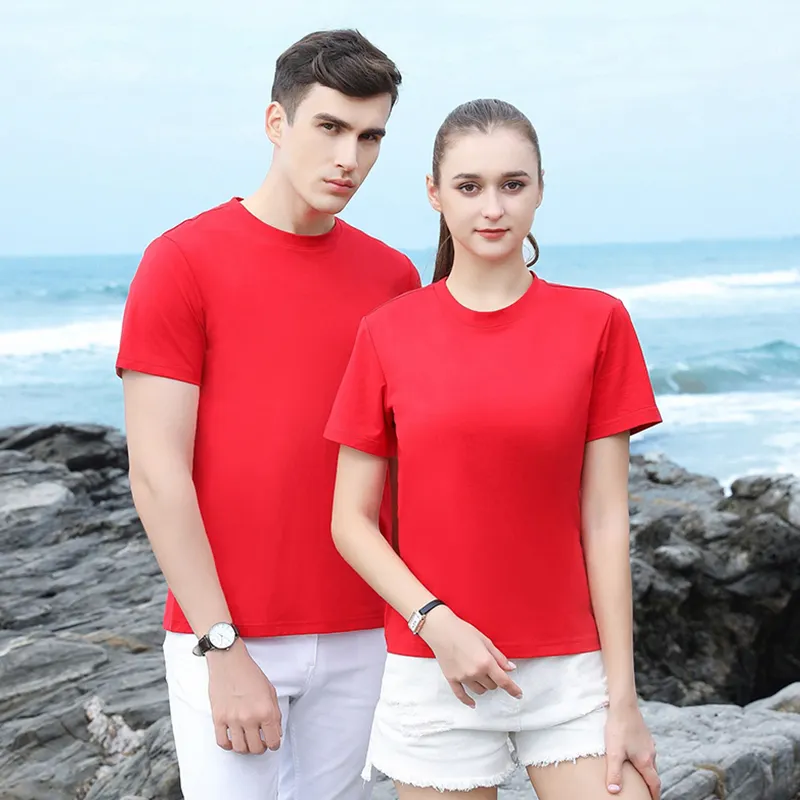 התאמה אישית נשים חולצת טריקו 2023 חולצות כותנה לנשים יד רכה להרגיש חולצת טריקו ריקה