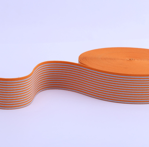 Banda elástica de nailon con patrón de onda, cuerda de alta elasticidad de poliéster de color, venta directa de fábrica, se puede personalizar - Product Image 2