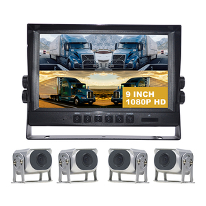 Monitor digital de 9 pulgadas para camión, cámara de vídeo digital dividida, 120 grados, vista trasera, marcha atrás, impermeable, ip68, sistema de cámara de coche - Product Image 2