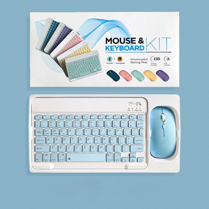 OEM inalámbrico recargable Mini teclado y ratón Kit para computadora móvil tableta portátil teclado y ratón Kit