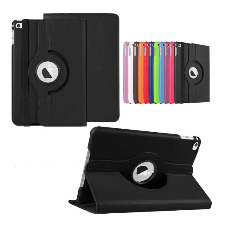 360 Degree Rotating Stand Leather Case For iPad 2017 /2018/ Air with Auto Sleep / Wake