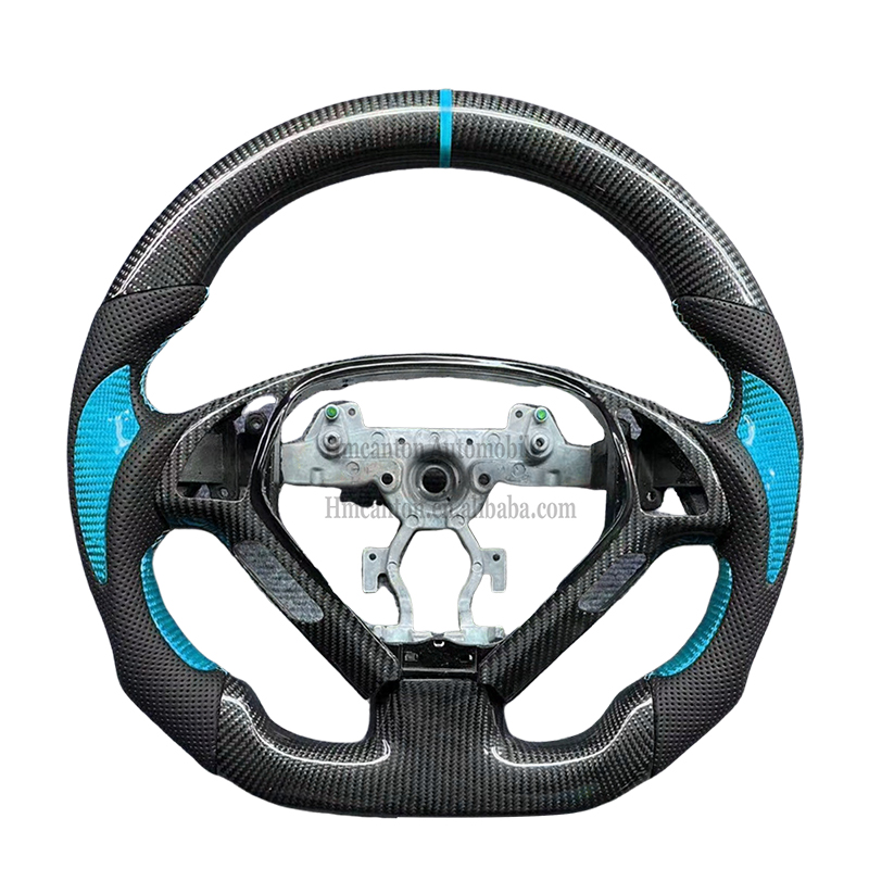 carbon+leather+frame+cyan stitching+cyan top strip