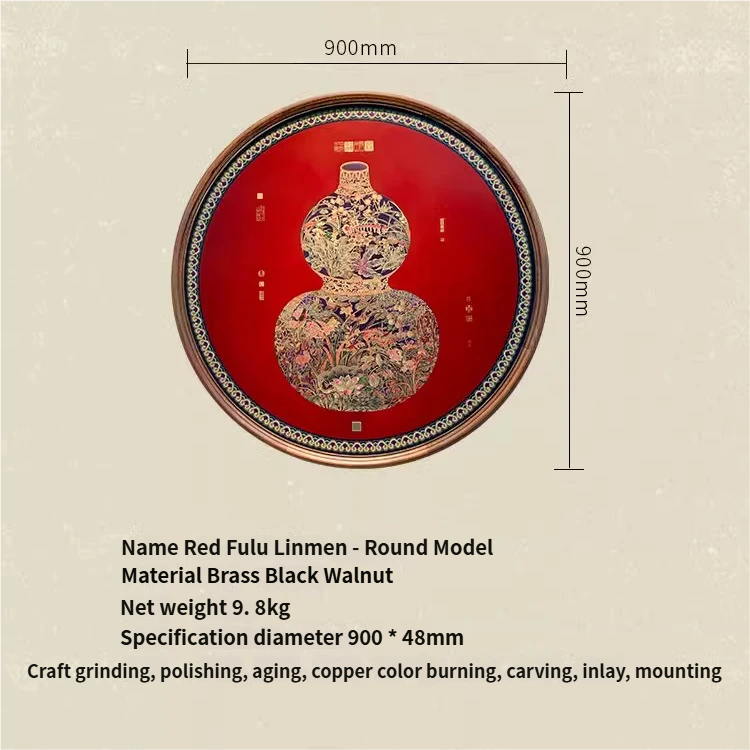 Fulu Linmen - Circular - Red