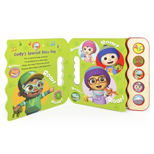 Çocuklar için 5 düğmeli hayvan sesli kitap İlk kelimeler karton kitap çocuklar için müzikal kitap - Product Image 4
