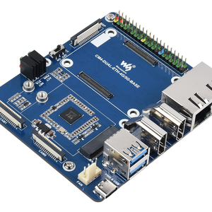 Waves hare Dual Gigabit Ethernet 5G/4G-Basiskarte Entwickelt für Raspberry Pi Compute Module 4 - Product Image 1