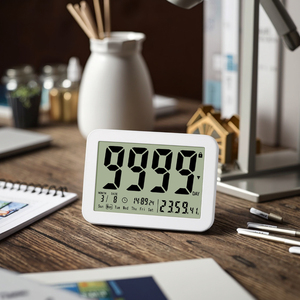 Custom palestra allenamento per bambini studio visivo Smart LCD Timer digitale Pomodoro Timer data secondo Display ad aspirazione magnetica Timer da cucina - Product Image 4