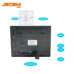 Yeni varış fabrika kaynağı lcd ekran zaman tarih gün 8 inç dijital takvim alarmlı saatler 3 hatırlatmalar yaşlı - Product Image 3