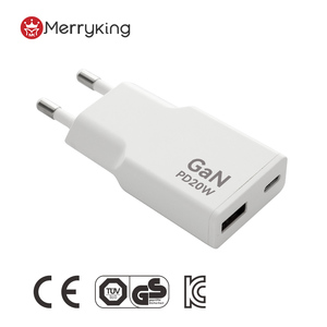 Kore avrupa fiş KCC CE CB EMC GS onaylı 30W 20W GaN şarj PD hızlı USB tip C PD şarj için rj45/Apple/Samsung/Xiaomi - Product Image 1