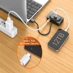 高速4合1 USB C集线器类型C集线器4端口类型C集线器多分离器适配器，用于计算机传输数据 - Product Image 4