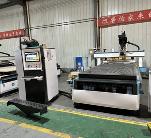 Enrutador Cnc 1325/1530, máquina de grabado Atc Cnc, enrutador Cnc de 3 ejes con mesa de descarga de carga para muebles de puerta - Product Image 2