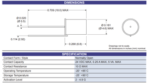 hot sale factory price Shock / Acceleration <strong>Switch</strong> Comus <strong>Switch</strong> ASLS-2 High quality Acceleration <strong>Switch</strong>/Shock <strong>Switch</strong> - Product Image 6