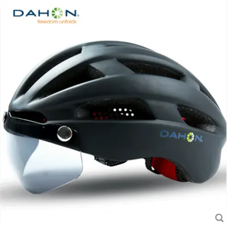 Dahon-casco de seguridad para ciclismo de montaña y carretera para mujer, protector solar, parabrisas, equipo de luz trasera