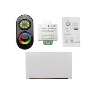 Telecomando a LED CE RoHs 12V 30A 24V 24A 48V RGB Led Neon Strip Light Dimmer Wireless RF Remote Control PWM Led Controller