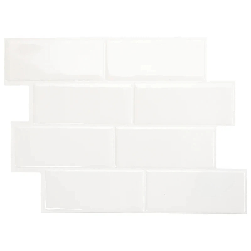 Piastrelle da Parete Lucide Bianche
