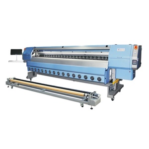 C8-512i PLUS yaselan高速コニカ512i 8ヘッドallwinフレックスバナー溶剤プリンタ中国 - Product Image 1