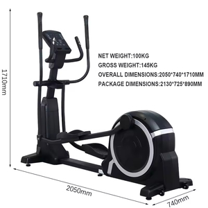 MKAS Commercial Multi-functional Elliptical <strong>Trainer</strong> Fitness Equipment Smart Magnetic Elliptical <strong>Trainer</strong> - Product Image 2