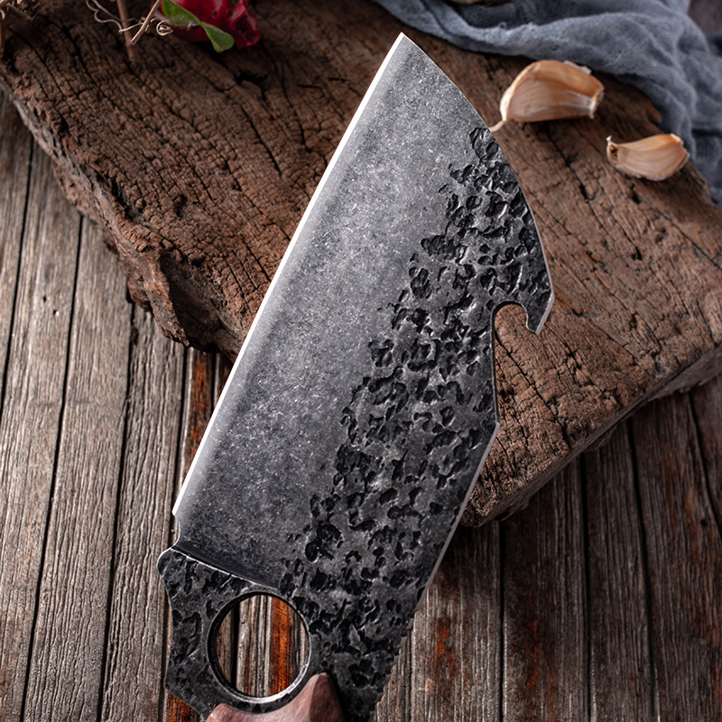 Mini Portable Outdoor Survival Camping Knife Kitchen Chopping Meat Fish Vegetable Knife Kitchen Chef Small Cleaver Knife