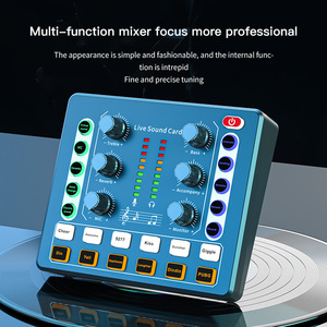 Voxfull-consola mezcladora M8, interfaz de Audio profesional, tarjeta de sonido, mezclador de grabación, tarjeta de sonido de estudio, interfaz de Audio - Product Image 4