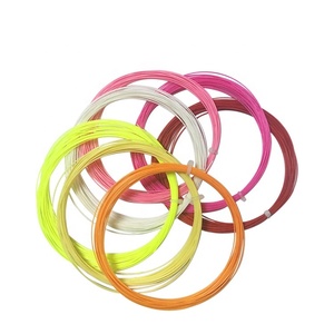 Cintas lisas de la mejor calidad de cuerdas de tenis Precio de fábrica Cuerda de bádminton multifilamento de nailon 0,68mm 0,70mm 0,75mm - Product Image 1