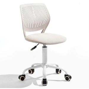 Luxury Classic Beige Home Office Chair Middle Back Style Swivel Rotating Design Mesh Chair for <strong>Computer</strong> Use - Product Image 5