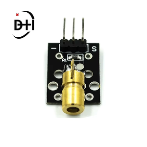 KY-008 3pin 650nm trasmettitore Laser rosso Dot diodo rame testa modulo per arduino Kit - Product Image 4