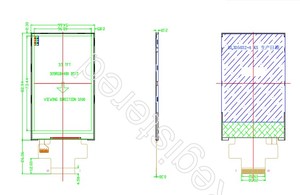 3,5-Zoll-LCD-Bildschirm 320*480 MCU-Schnitts telle ILI9486/ ILI9488 TFT-LCD-Anzeige modul mit resistivem Touchscreen optional - Product Image 6