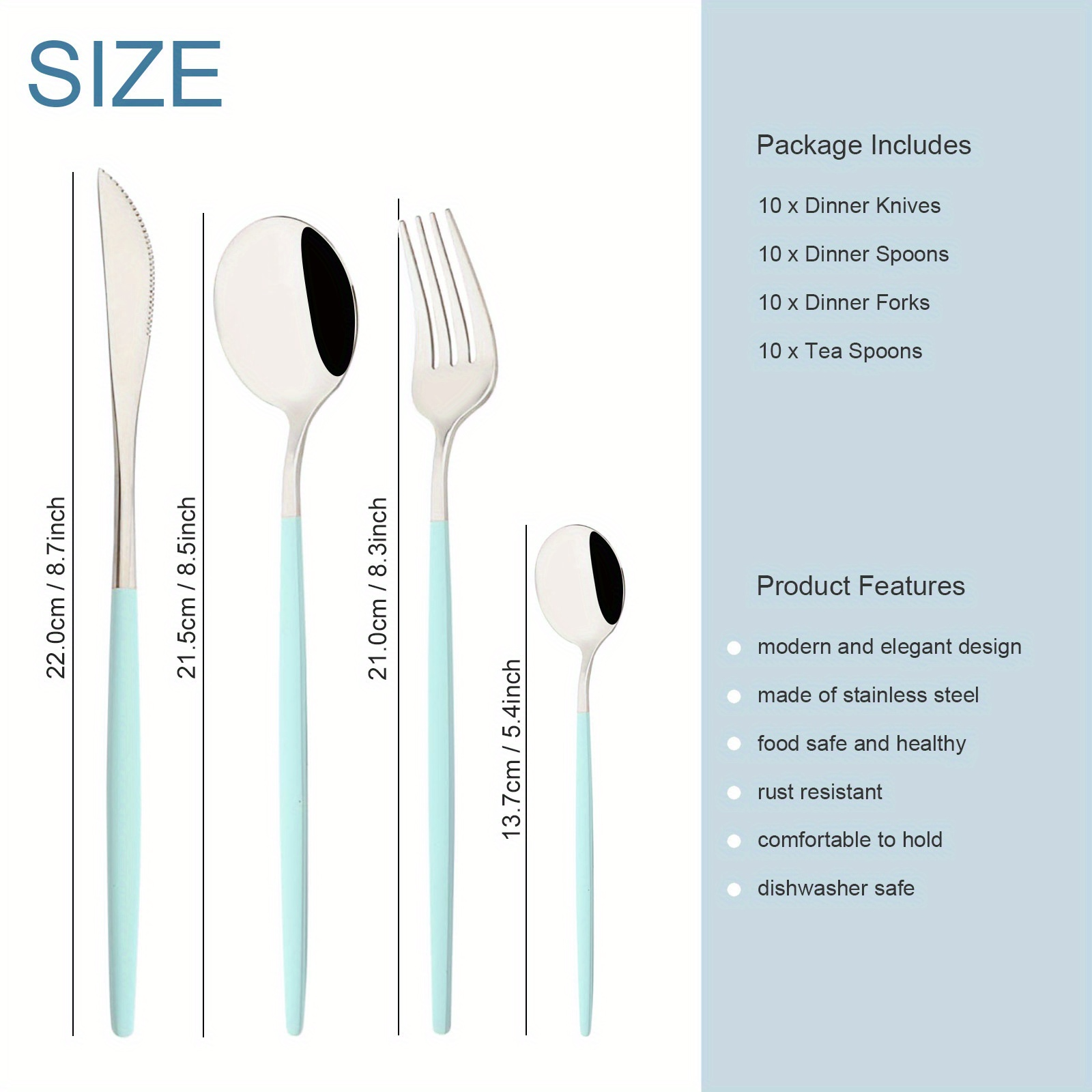 vert argenté 4 pièces