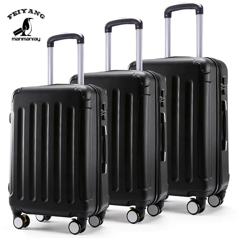 클래식 디자인 하드 쉘 3 pcs 세트 수하물 저렴한 ABS 트롤리 가방 여행 가방 도매