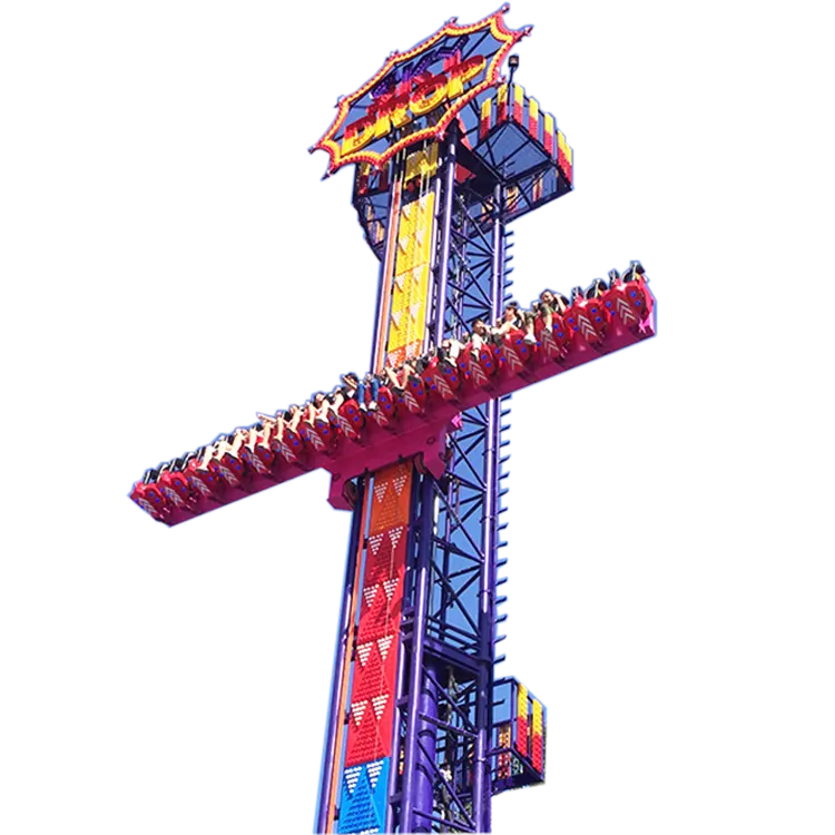 hot fun outdoor family rides amusement park skydrop thrill rides drop tower rides for sale