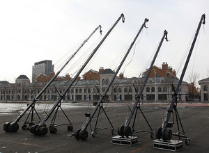 Système de grue à tête néerlandaise Jimmy Jib professionnel de 40 pieds avec support de moniteur HDMI - Product Image 5