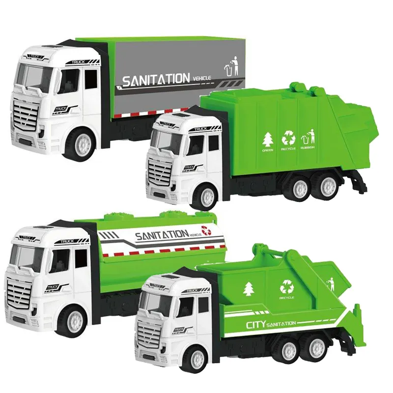 سبيكة الصرف الصحي شاحنة القمامة الناقل شاحنة سبيكة دييكاست النفايات المواد الناقل نموذج السيارة