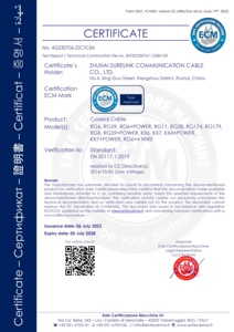 Surelink 20年工場直送<span class=keywords><strong>rg59</strong></span>同軸ケーブルCE Rohs証明書同軸ケーブルcatv cctv <span class=keywords><strong>rg6</strong></span> <span class=keywords><strong>rg8</strong></span> rg11 rg58 rg174用