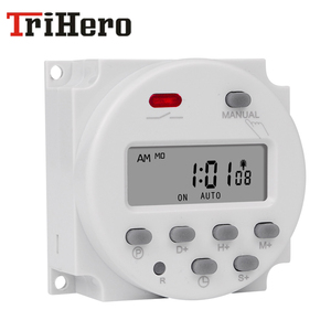 AC220V Digitale TH615 Power LCD Timer Programmabile Interruttore A Tempo Relè 15A timer CN101 Timer - Product Image 5