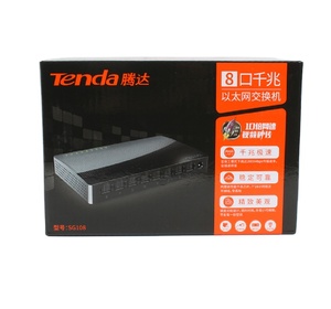 Tenda SG108千兆迷你8端口台式交换机快速以太网网络交换机局域网集线器以太网和交换机集线器分流器 - Product Image 2