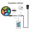 <strong>Hot</strong> Sale 5M 16.4ft Smd 2835 <strong>Led</strong> Strip Light RGB 24Key IR Remote Controller Adapter <strong>New</strong> Complete Kit/set Smd 2835 <strong>Led</strong> Strip Light - Product Image 3