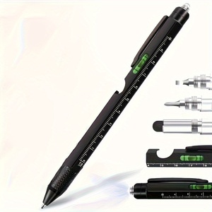 Многофункциональная ручка 9 в 1 со светодиодной подсветкой - Product Image 1