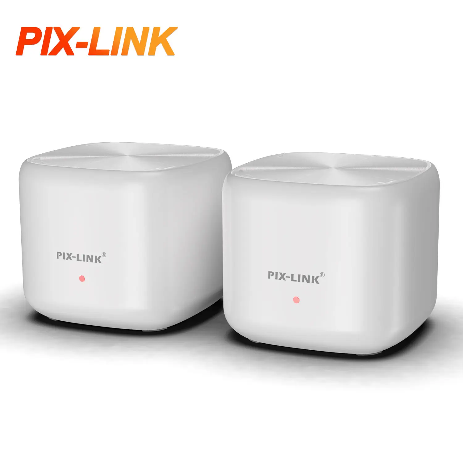 PIX-LINK Ax1800m Système Wi-fi Routeur Wifi 6 Mesh pour Smart Home (Lot de 2) 10 1 an/12 mois 2.4G & 5G 1 Ac 1200 Routeur 100mbps
