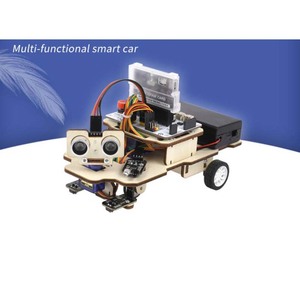 DIY Bausteinprogrammierungsroboter Codierungsroboter intelligentes pädagogisches Wissenschafts-Stiel-Spielzeug für Kinder