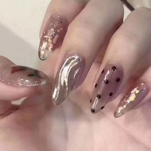Yeni varış Stiletto akrilik yapay tırnaklar yanlış özel ambalaj fransız yapay tırnaklar tırnak ipuçları - Product Image 5