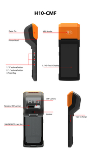 <strong>Android</strong> <strong>Mobile</strong> Handheld <strong>Touch</strong> Screen <strong>Pos</strong> Terminal with Software Built in - Product Image 5