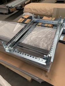 The <strong>Rittal</strong> Electrical Cabinet Three-way Frame Connector and Bracket with Holes for <strong>Rittal</strong> - Product Image 2