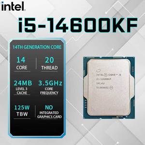 14th Generation Core CPU <strong>Processor</strong> I3 14100 14100F I5 14600K 14600KF 14400F <strong>I7</strong> 14700KF I9 14900KF 14900K for <strong>Computer</strong> <strong>Desktop</strong> - Product Image 2