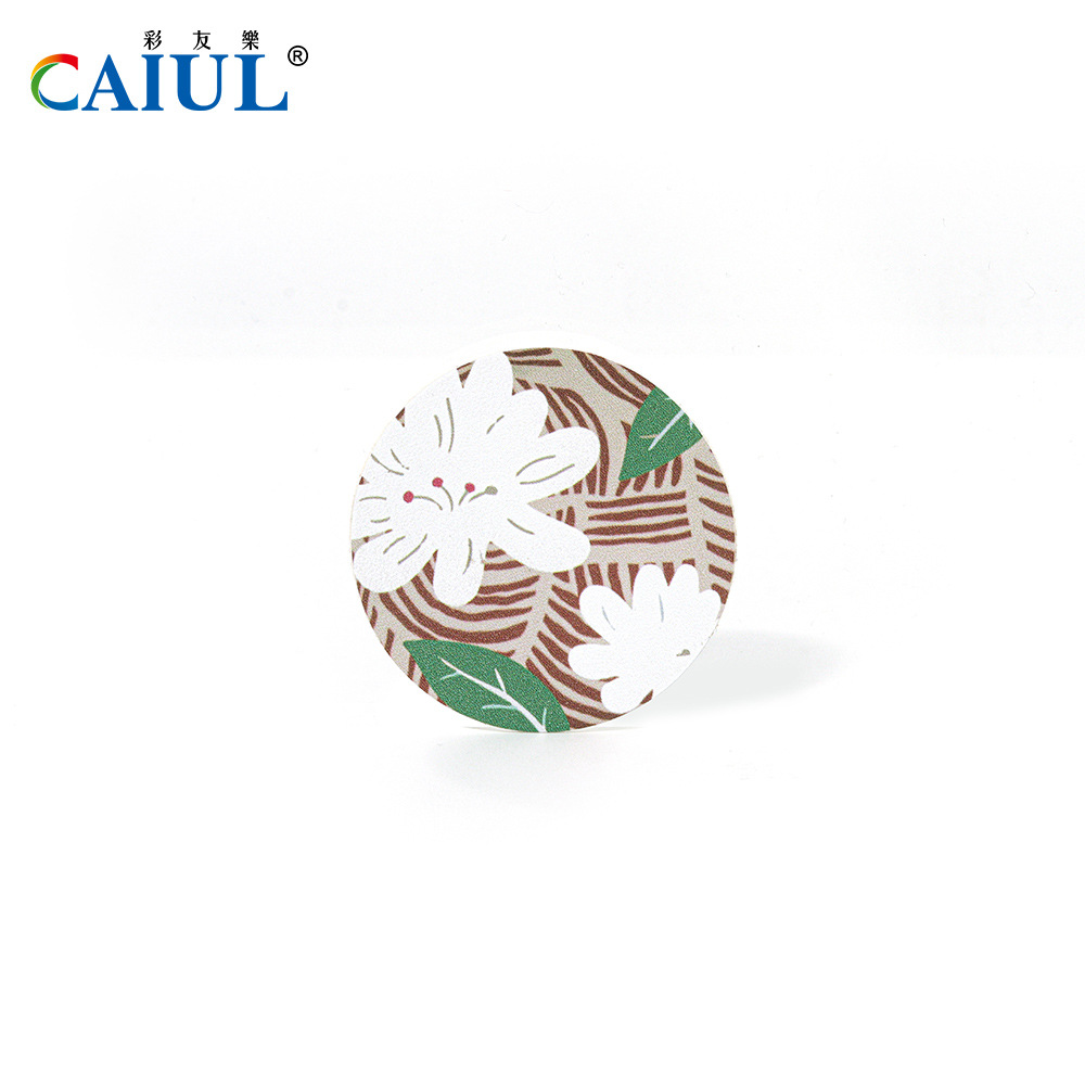 Mini evo lens cover leather sticker vintage flowers