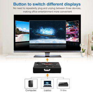 Mini 3-en-1 HDTV Splitter Switcher 1080P Video y salida de audio para PS3 HDTV Video Project - Product Image 2