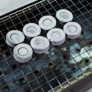 FireMaxインスタントライトフルーツウッド香バーナーチャコールラウンドバンブー水ギセル石炭 - Product Image 4