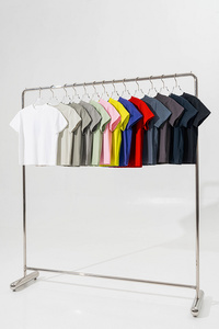 高品质100% 儿童t恤棉校服印花运动儿童男女t恤 - Product Image 4