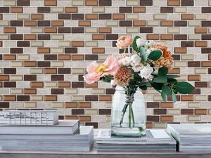 Tường trang trí nội thất thủy tinh khảm hiện đại Dải Gạch <span class=keywords><strong>Mosaic</strong></span> sàn gỗ thiết kế cho nhà bếp phòng ngủ cho trang trí nội thất giá bán buôn - Product Image 5