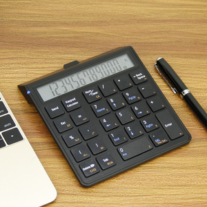 Computadora personalizada/Laptop 28 teclas Bluetooth Teclado numérico inalámbrico Contabilidad financiera Banco POS Calculadora Teclado de números digitales