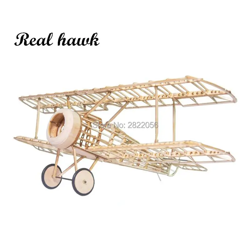 Mini avión teledirigido de corte láser, Kit de avión de madera Balsa, modelo de construcción